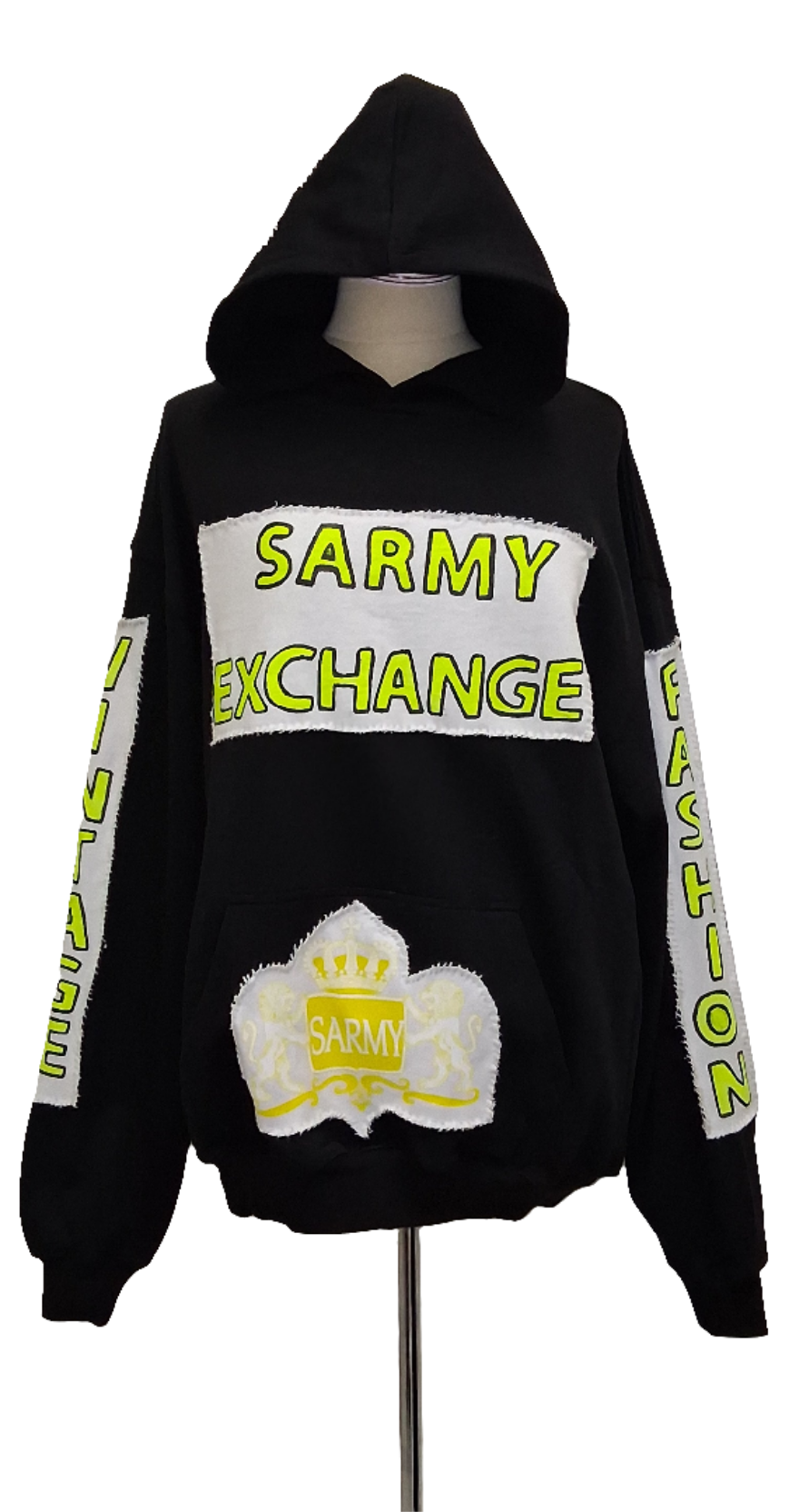 Sarmy Exchange Vintage Black Hoodie