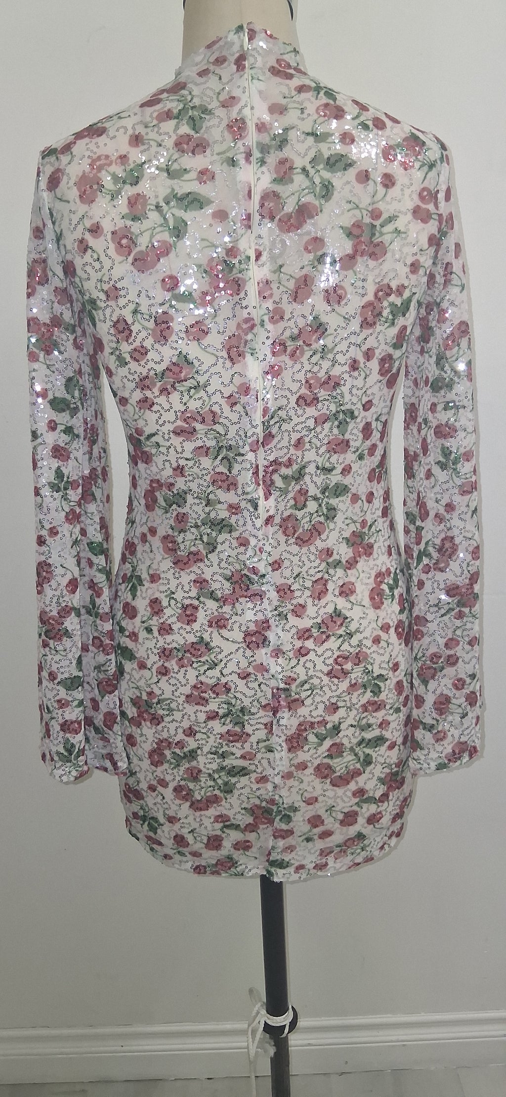 BELL SLEEVES CHERRIES DRESS