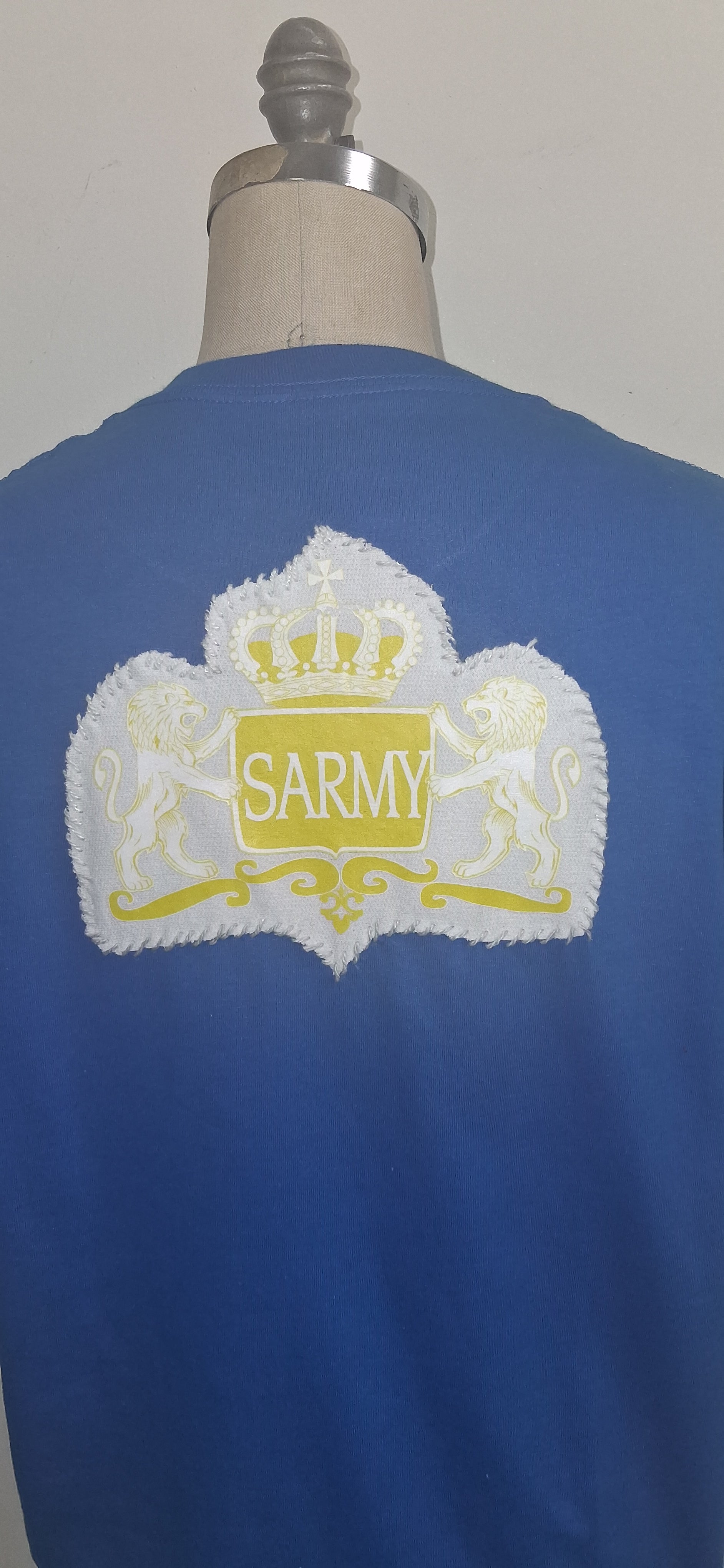 GLAMOROUS CRYSTALS LION T-SHIRT