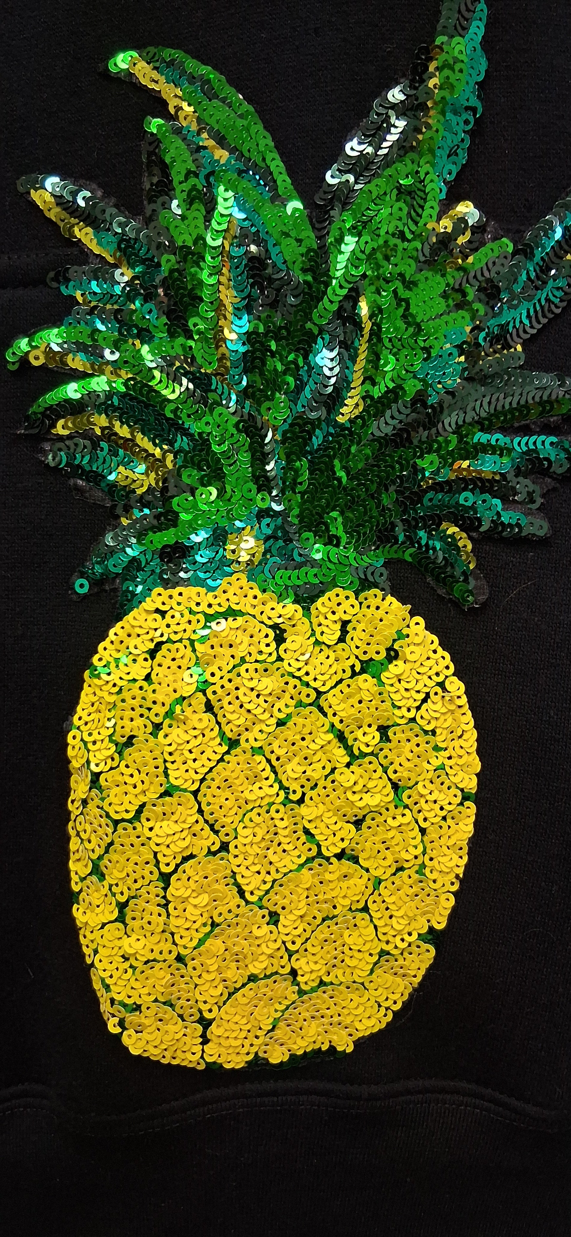 GLAMOROUS HAWAIIAN PINEAPPLES HOODIE